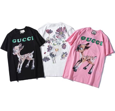 gucci deer shirt|Gucci jersey t shirt.